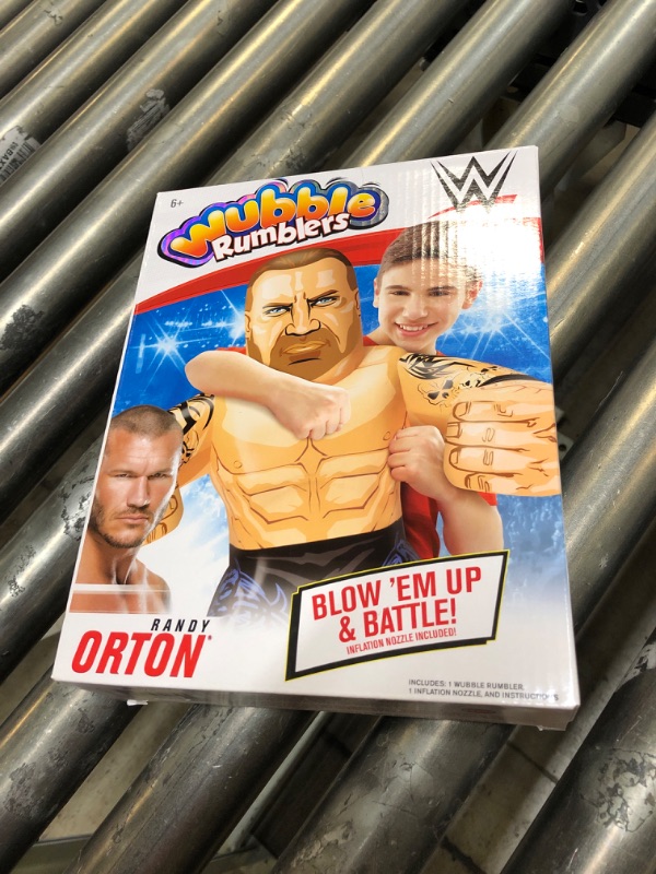 Photo 2 of Wubble Rumblers WWE Randy Orton Wrestling Inflatable Figure Blow 'Em Up & Battle
