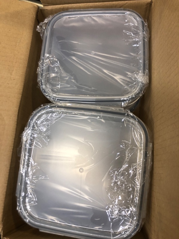 Photo 1 of 4pack Square Glass Food Storage Container - Made By Design™

