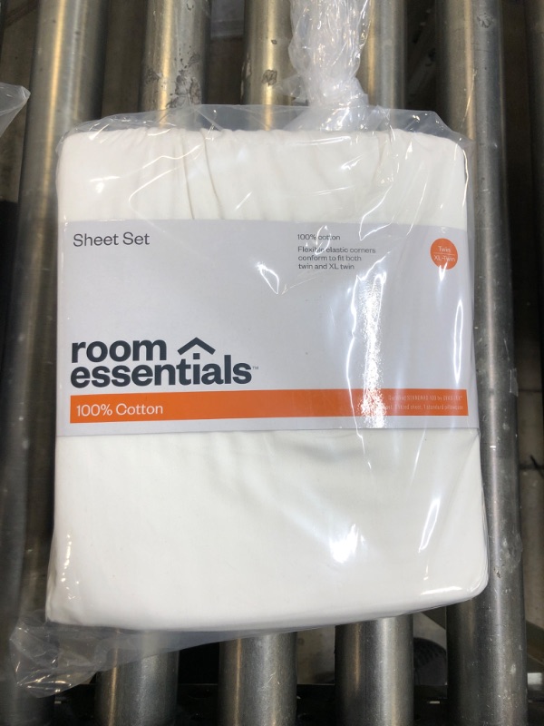 Photo 1 of 100% Cotton Sheet Set - Room Essentials™

