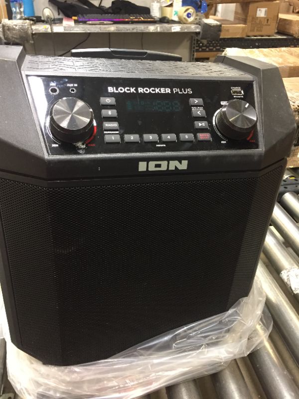 Photo 2 of ION Audio Block Rocker Plus - Portable Bluetooth Speaker 100W W/Battery