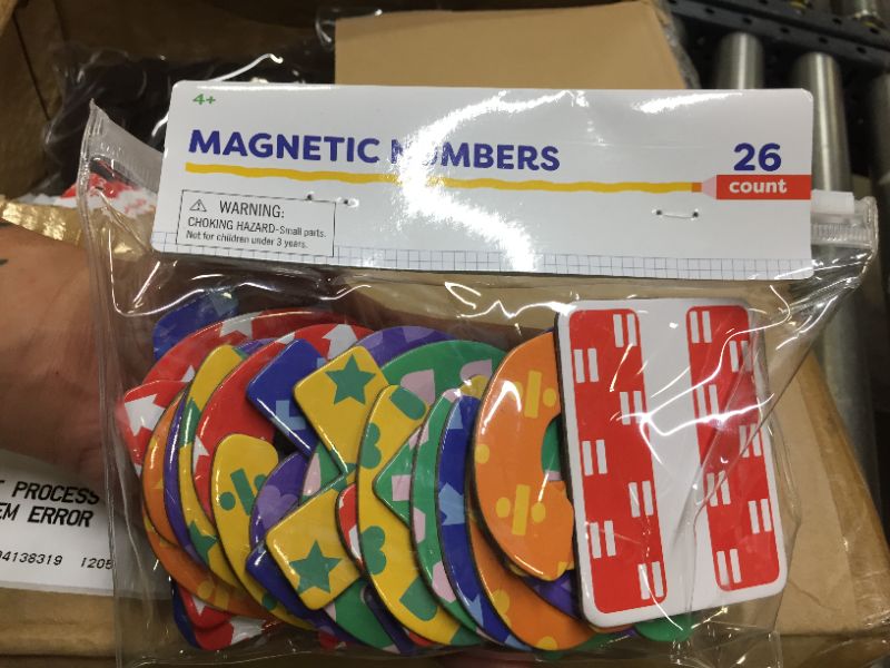 Photo 2 of case of 24 Target Learn and Play Magnetic Numbers Bullseye 2022 Teacher School Educational
