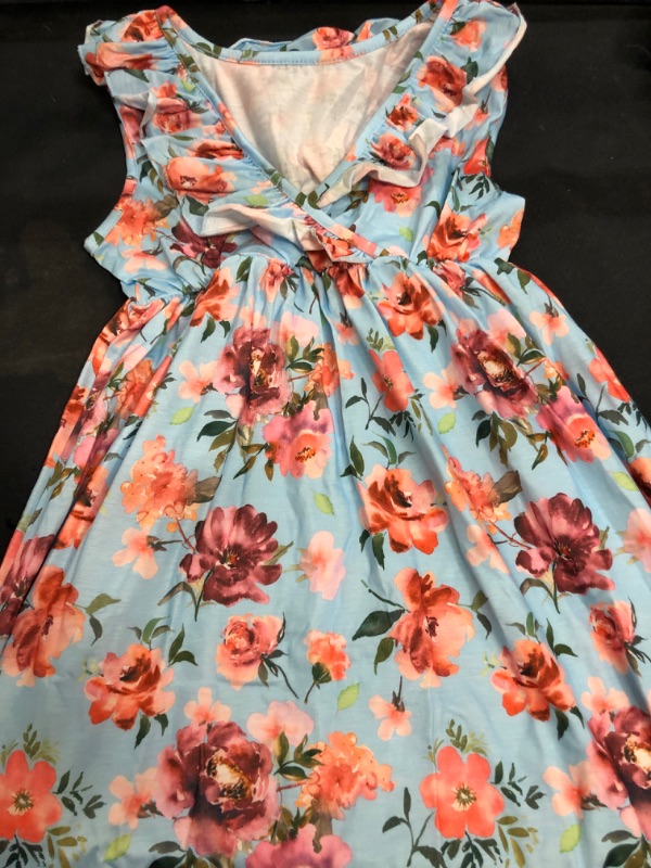 Photo 1 of 
Backless Midi Dress - Girls floral dress 