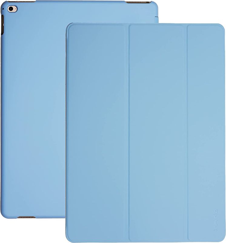 Photo 1 of Slim iPad Pro 12.9-inch Protective Case, iPad Pro 12.9” Magnetic Sleep/Wake Cover [Slim Design][Magnetic Closure][Drop Resistant] with Smart Cover (Sky Blue)
