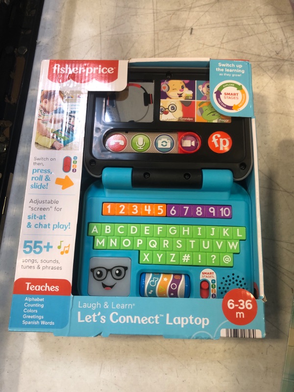 Photo 2 of Fisher Price Laugh Learn Let's Connect Laptop