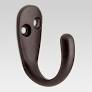 Photo 1 of 2pk Single prong Robe hooks Bronze - Room Essentials™ (4)