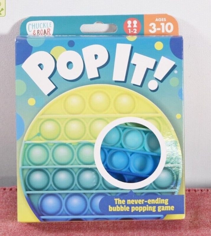 Photo 1 of Chuckle & Roar Pop It! Blue Green Bubble Popping Sensory Fidget Toy Game Ages 3+
3 PCK