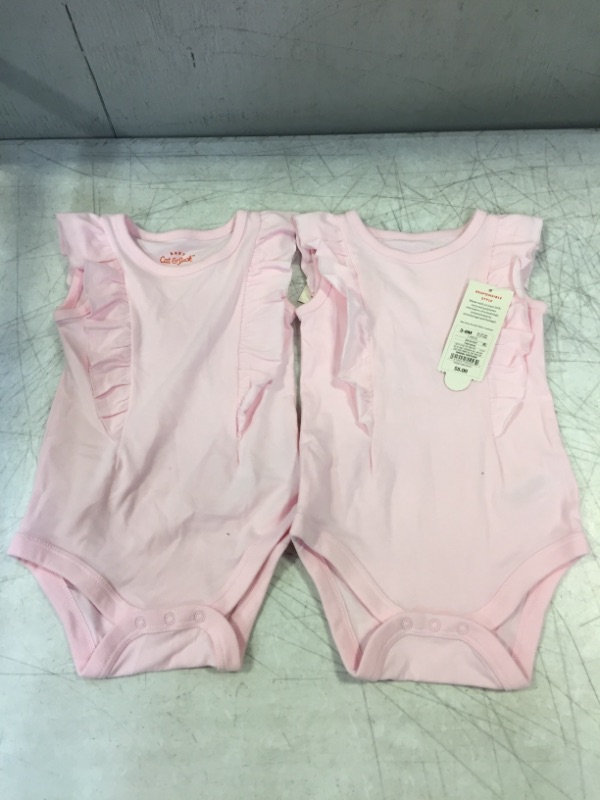 Photo 2 of Baby Girls' Ruffle Bodysuit - Cat & Jack™ Light 2 PCK
SIZE 3-6 MONTHS