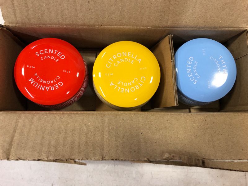 Photo 1 of 3 Pk Citronella Candles 