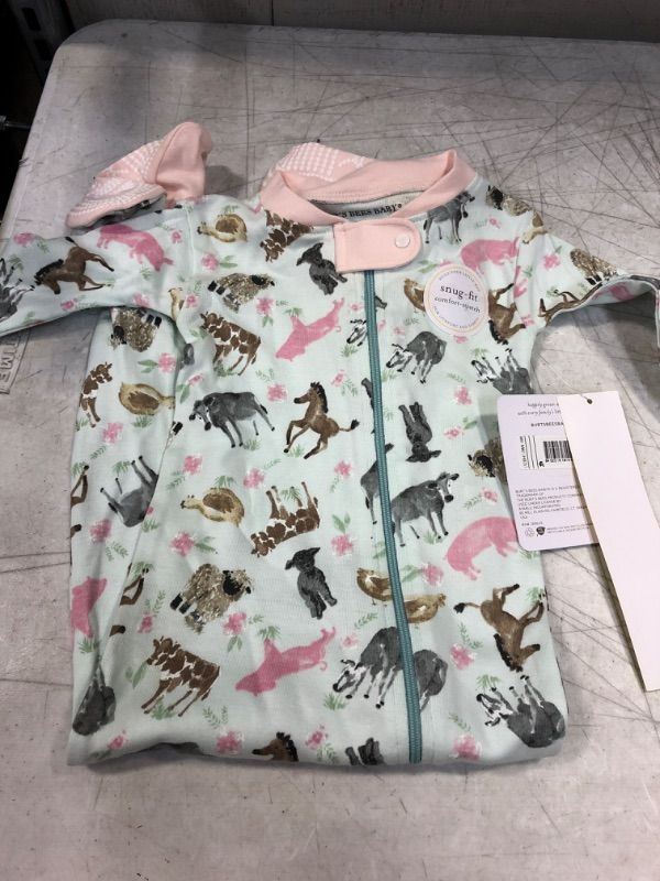 Photo 2 of Burt's Bees Baby® Baby Girls' Farm Animals Organic Sz 18M