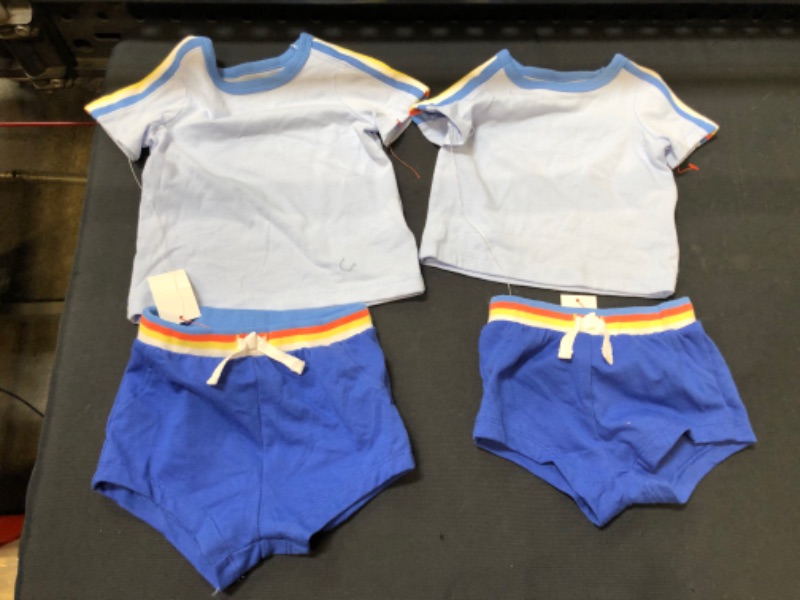 Photo 2 of Baby Boys' 2pc Rainbow Top & Bottom Set - Cat & Jack™ 2 pack 18M
