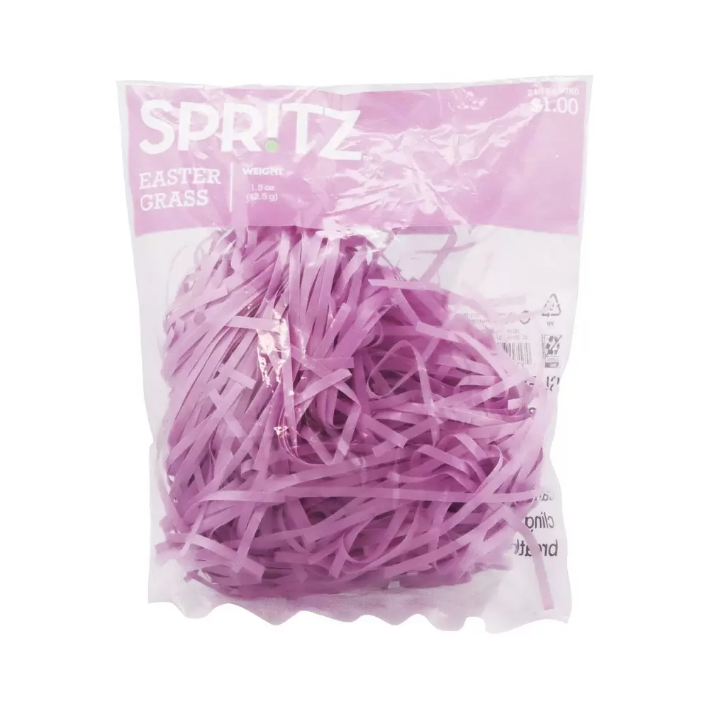 Photo 1 of 1.50oz Poly Easter Grass Purple - Spritz 12 Count Little Bags 
