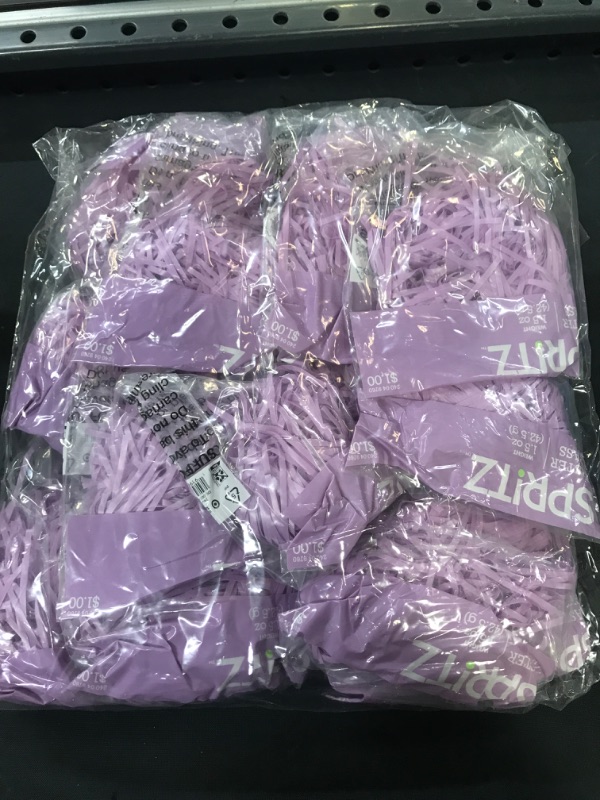 Photo 2 of 1.50oz Poly Easter Grass Purple - Spritz 12 Count Little Bags 
