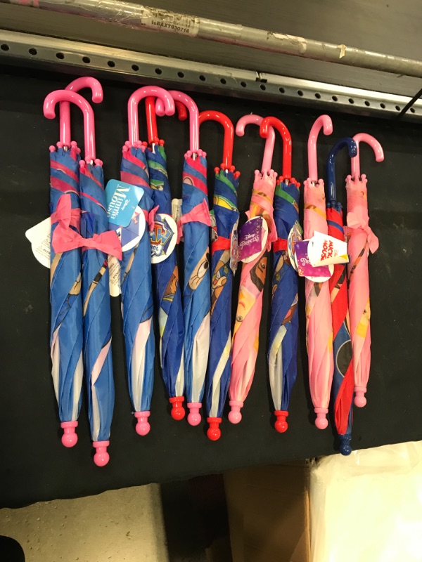 Photo 1 of 11 Count Disney Character umbrellas 