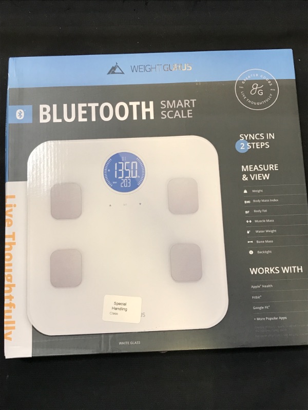 Photo 3 of Bluetooth Body Composition Scale White - Weight Gurus
