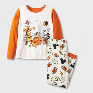 Photo 1 of Boys' Mickey Mouse & Friends Halloween Pajama Set - Orange size 5
