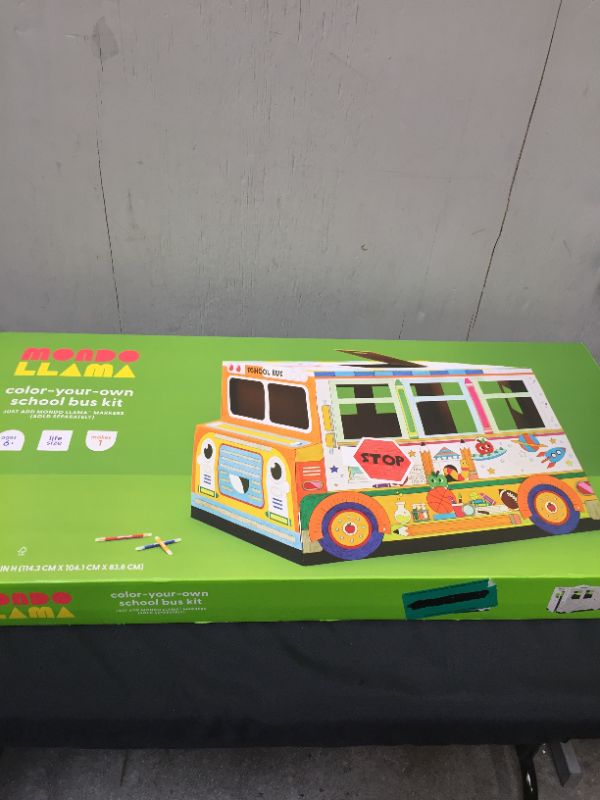 Photo 2 of Color-Your-Own School Bus Kit - Mondo Llama™

