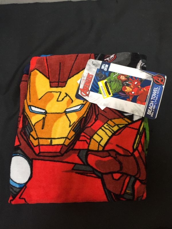 Photo 2 of Avengers Hero Launch Beach Towel Blue