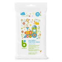 Photo 1 of Babyganics Toy Table and High Chair Wipes, Fragrance Free, 25 ct --2 PACK 