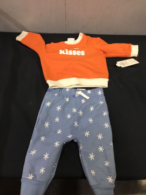 Photo 1 of CAT & JACK 2 PIECES SWEATER AND PANTS BABY SET SIZE 6-9M 