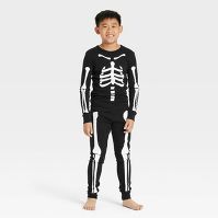 Photo 1 of Kids' Halloween Skeleton Matching Family Snug Fit Pajama Set - Hyde & EEK! Boutique™ Black SIZE 12

