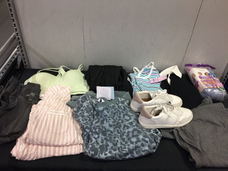 Photo 1 of BAG LOT OF 10 WOMEN CLOTHES - DIFFERENT STYLES AND SIZES --SOLD AS IS ---