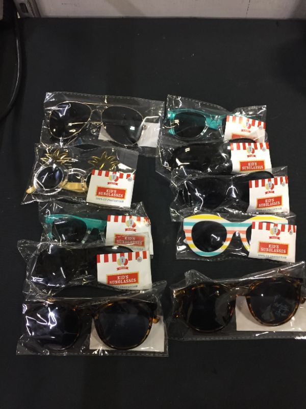 Photo 1 of 10 PACK OF SUNGLASSES- DIFFERENT STYLES AND COLORS --SOLD AS IS ---