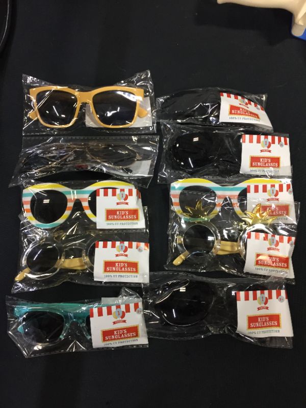 Photo 1 of 10 PACK OF SUNGLASSES- DIFFERENT STYLES AND COLORS --SOLD AS IS ---