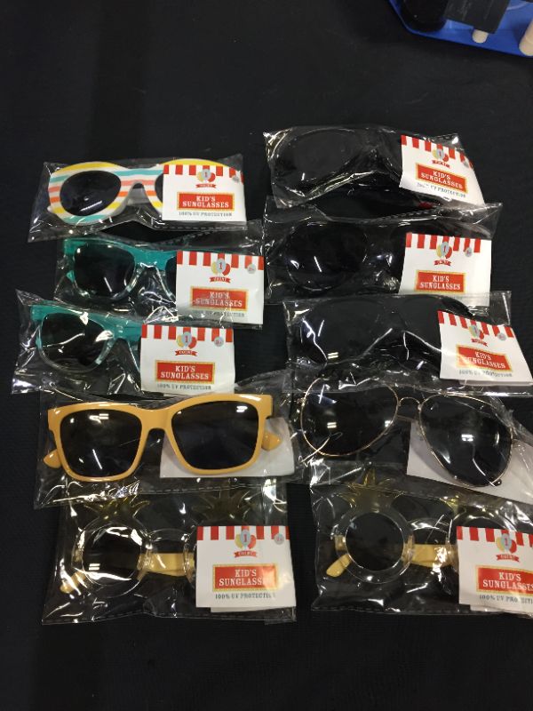 Photo 1 of 10 PACK OF SUNGLASSES- DIFFERENT STYLES AND COLORS --SOLD AS IS ---