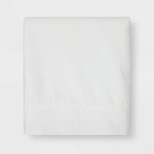 Photo 1 of 300 Thread Count Ultra Soft Flat Sheet - Threshold™ - TWIN - WHITE

