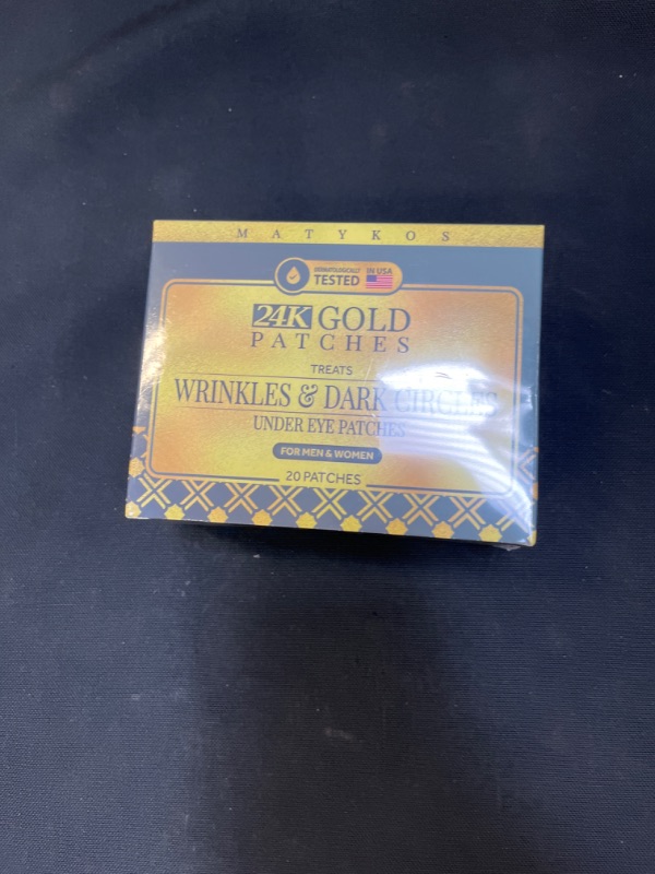 Photo 2 of 24K Gold Under Eye Patches - 20 PCS - Collagen and Hyaluronic Acid Pads that Helps Reducing Under Eye Puffiness, Wrinkles, and Dark Circles - NO Artificial Fragrance or Alcohol
