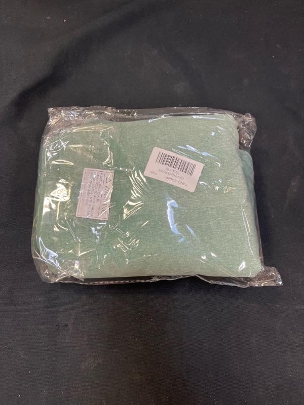 Photo 1 of Anickal Aqua Green Pillow Covers 16x16 Inch with Triple Buttons Set of 2 Chenille Rustic Farmhouse Decorative Throw Pillow Covers Square Cushion Case for Home Sofa Couch Decoration
