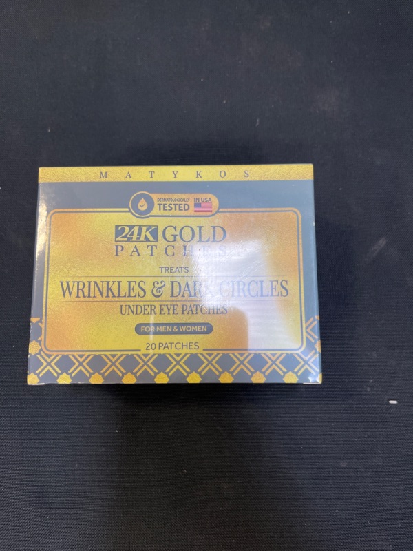 Photo 2 of 24K Gold Under Eye Patches - 20 PCS - Collagen and Hyaluronic Acid Pads that Helps Reducing Under Eye Puffiness, Wrinkles, and Dark Circles - NO Artificial Fragrance or Alcohol
EXP 2025