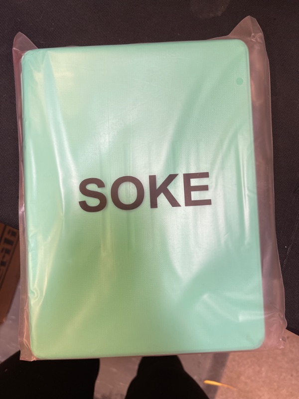 Photo 2 of Soke Case for iPad 9th/8th/7th Generation (10.2 Inch, 2021/2020/2019) - Luxury Series [Built-in Pencil Holder + 6 Magnetic Stand Angles + 360 Full Protection ] - Auto Sleep/Wake Cover,MintGreen
