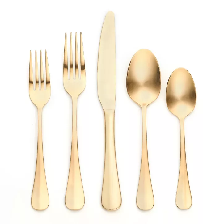 Photo 1 of 20pc Sussex Silverware Set - Threshold™
gold