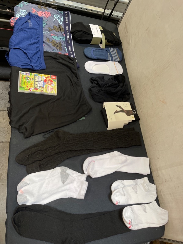 Photo 1 of BAG LOT, MISC SOCKS, UNDERWEAR AND UNDER GARMENTS