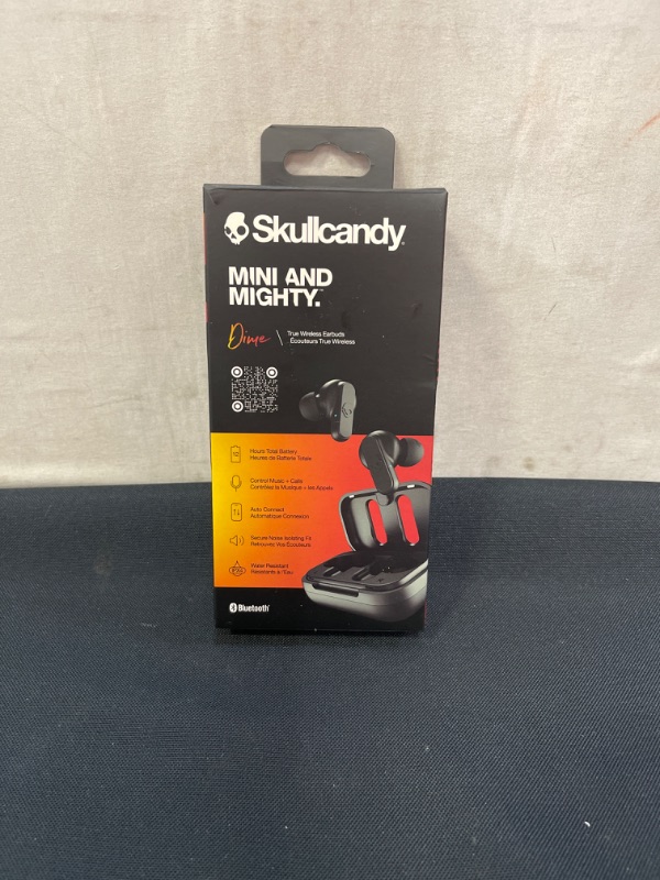 Photo 2 of SKULLCANDY Dime True Wireless Bluetooth Earphones- True Black, Black
