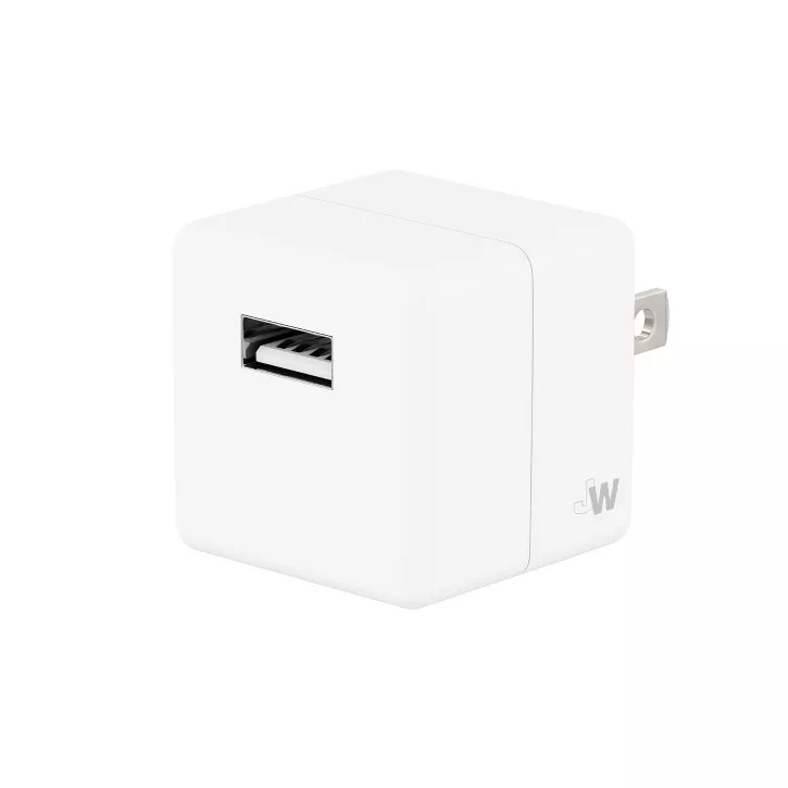 Photo 1 of Just Wireless Apple & Micro USB Single USB 1.0A No Cable AC Charger - White