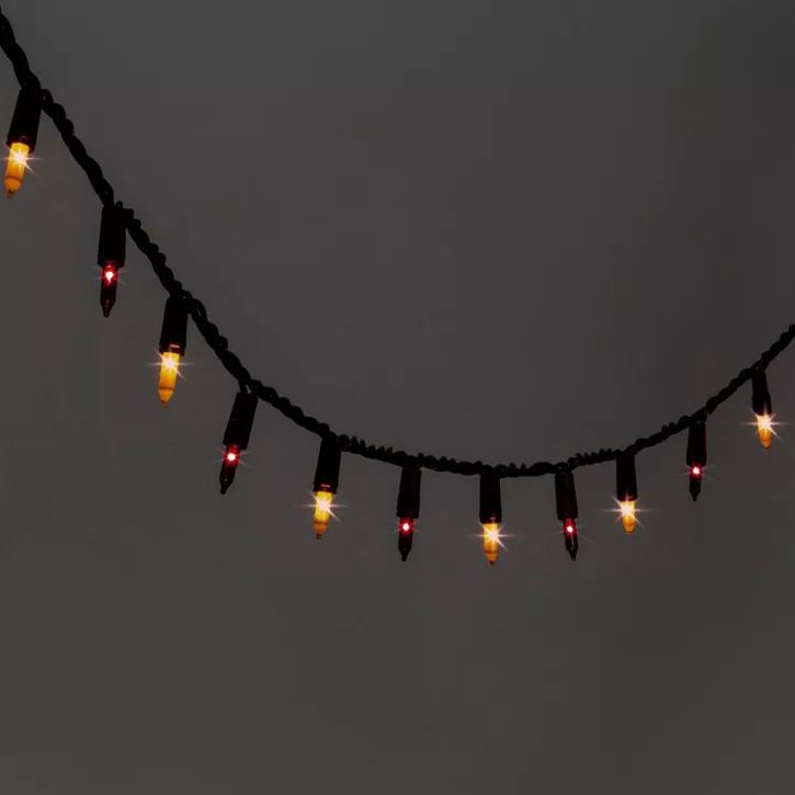 Photo 1 of 2 PACKS 100ct Incandescent Halloween Mini String Lights Purple/Orange - Hyde & EEK! Boutique™

