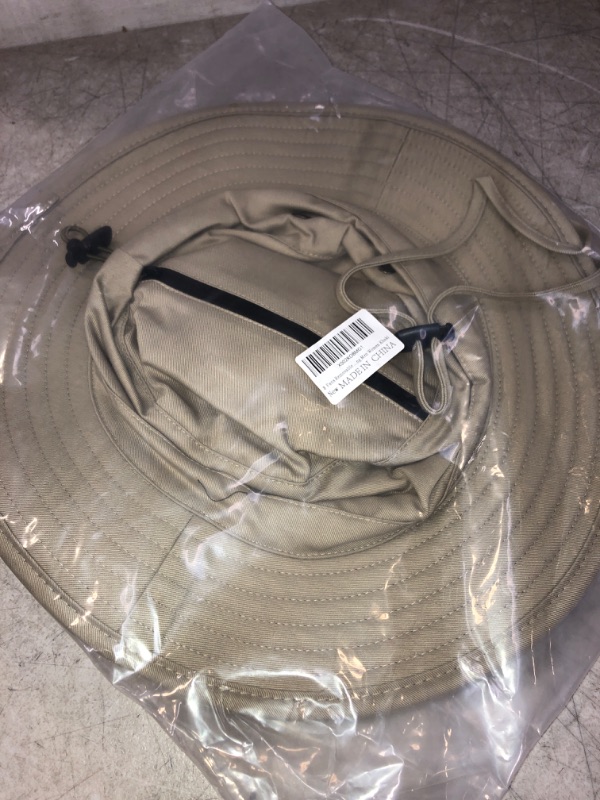 Photo 2 of 8 Fans Removable Head Net Hat Boonie Hat Sun Hat Bucket Hat with Hidden Net Mesh Mask for Fishing Hiking Gardening Men Women