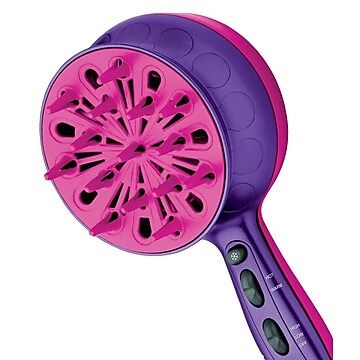 Photo 1 of Bed Head Tourmaline Ionic Hair Shine Hair Dryers, Purple with Diffuser (1234818)