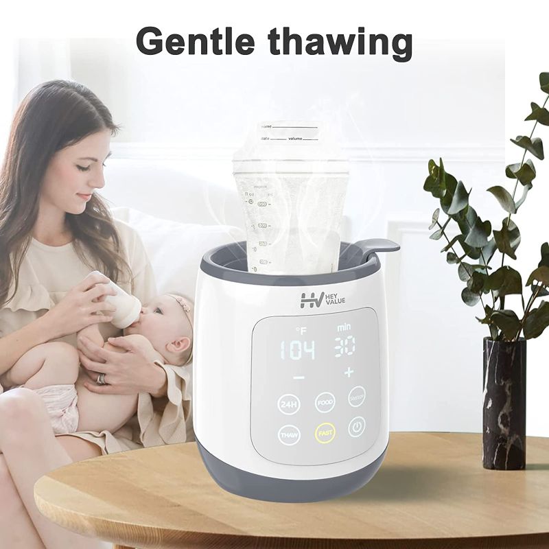Photo 1 of Bottle Warmer, Baby Bottle Warmer 7-in-1 Fast Baby Food Heater&Thaw BPA-Free Milk Warmer with LCD Display Accurate Temperature Control for Breastmilk or Formula