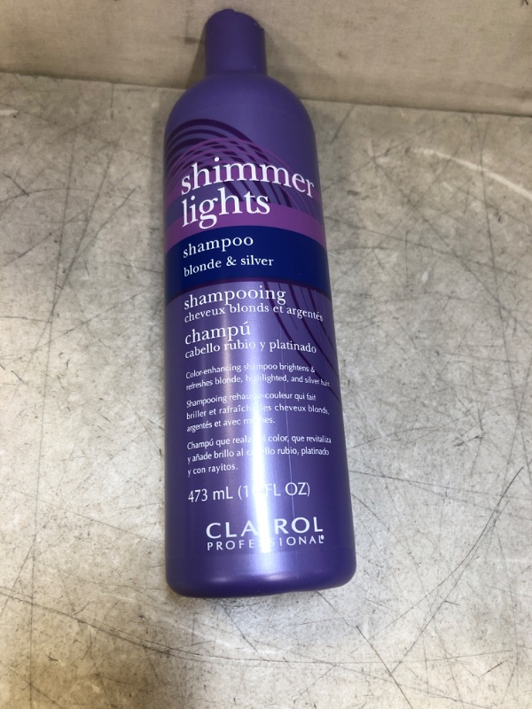 Photo 2 of Clairol Shimmer Lights Blonde & Silver SHAMPOO