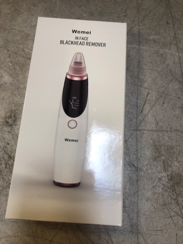 Photo 2 of Big Clearance?? Wemei Upgraded Blackhead Remover Vacuum Upgraded Facial Pore Cleaner?Tool for Blackhead Whitehead Acne Removal?USB Rechargeable?5 Suction Head and 3 Adjustable Suction Power