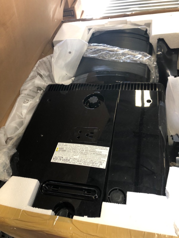 Photo 3 of ***MAJOR DAMAGE TO PACKAGING****Midea Duo 12,000 BTU (10,000 BTU SACC) HE Inverter Ultra Quiet Portable Air Conditioner, Cools up to 450 Sq. Ft.
