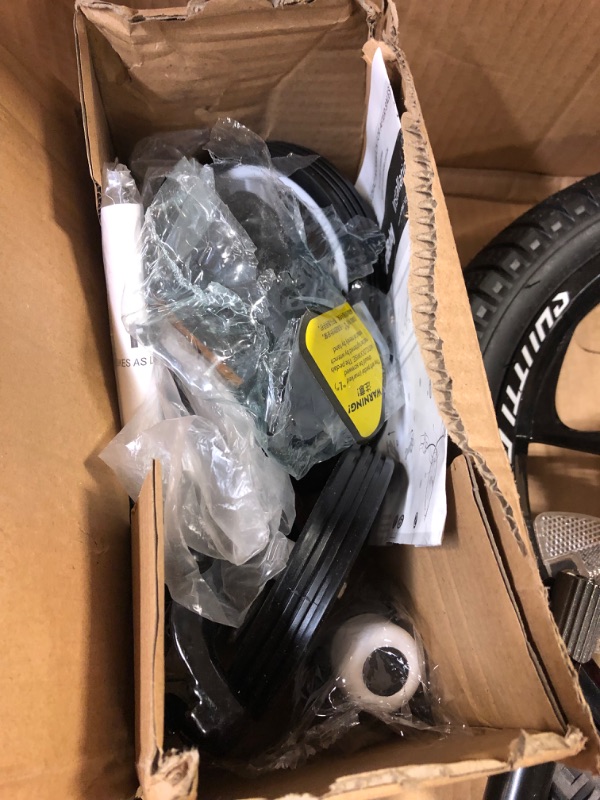 Photo 4 of ****MAJOR DAMAGE TO PACKAGING**** RoyalBaby Kids Bike Boys Girls Space Shuttle 3-9 Years 14 16 18 Inch Magnesium 2 Hand Disc Brakes Training Wheels Kickstand Black White Purple Bicycle