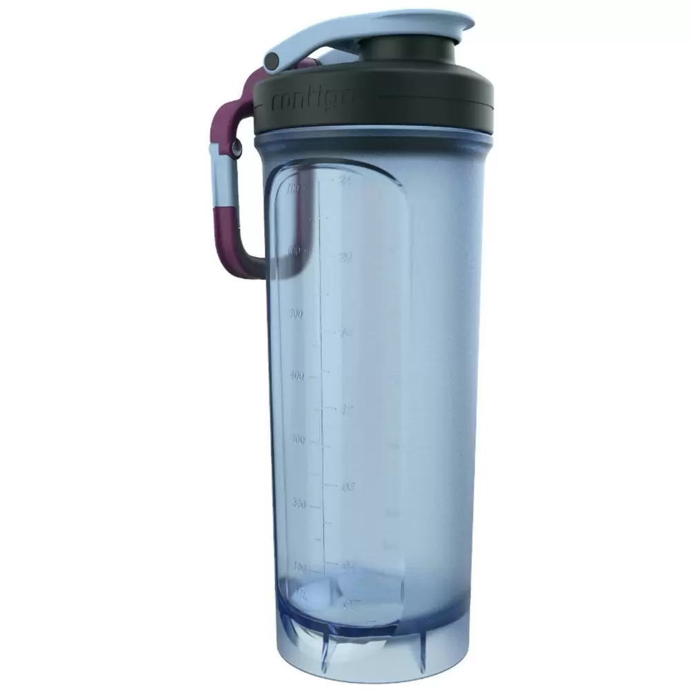 Photo 1 of ****2 PACK**** Contigo 28oz Fit Shake & Go 2.0 Plastic Shaker Water Bottle Periwinkle	