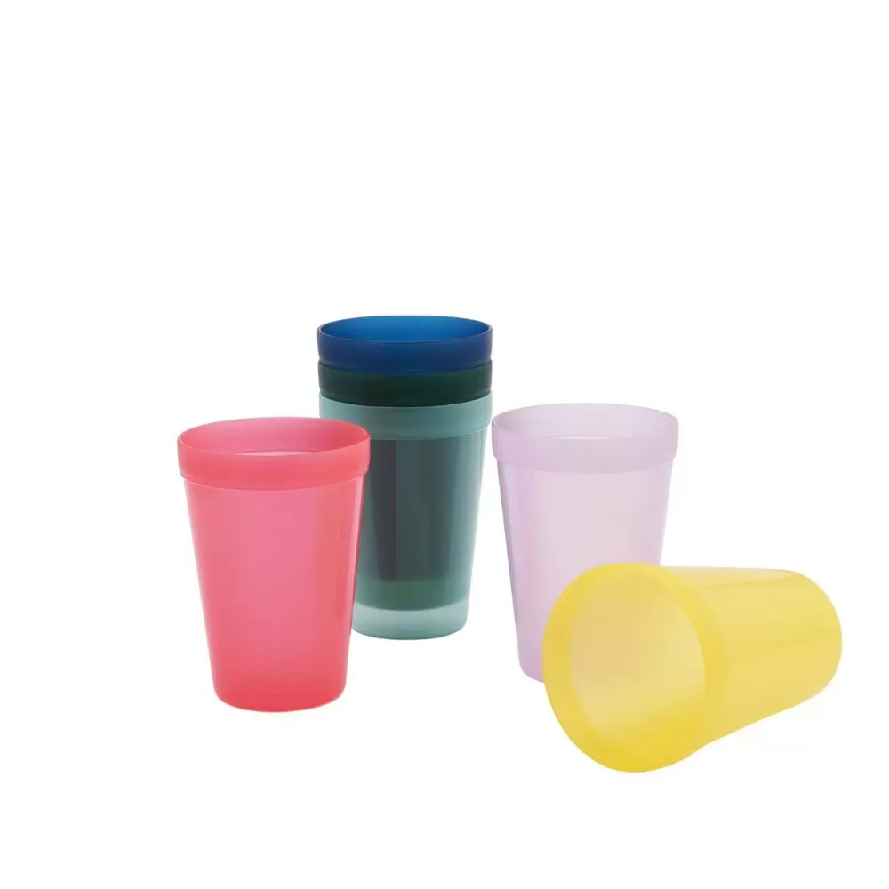 Photo 1 of ****5 PACK**** 13.5oz 6pk Plastic Assorted Colors Kids' Tall Tumblers - Pillowfort	