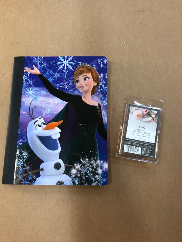 Photo 5 of ****COMBO PACK**** Disney Frozen 2 Composition Notebook Wide Ruled	&     Peony and Cherry Blossom Melts - Threshold	