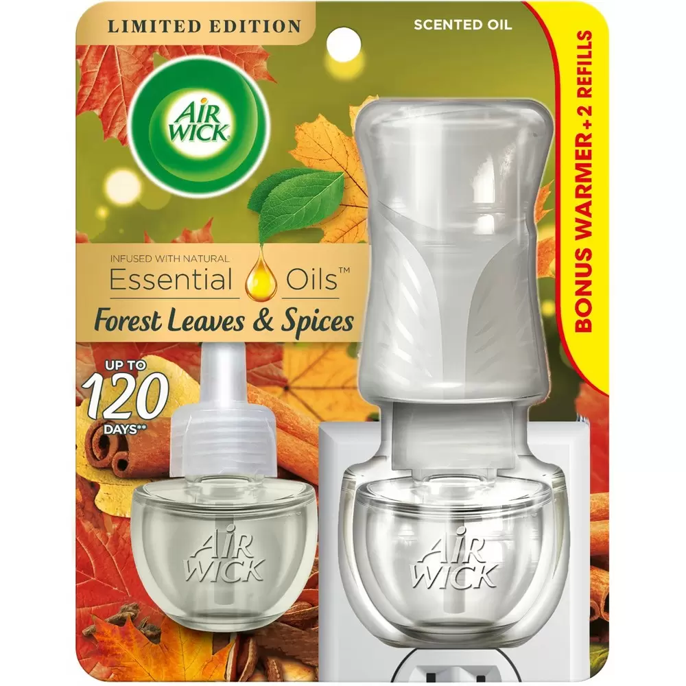 Photo 1 of ****3 PACK**** Air Wick 1+2 Scented Oil Air Freshener - Forest Leaves And Spices - 1.34 fl oz/2	