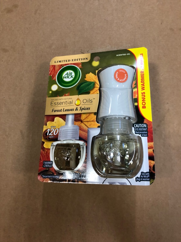 Photo 2 of ****3 PACK**** Air Wick 1+2 Scented Oil Air Freshener - Forest Leaves And Spices - 1.34 fl oz/2	